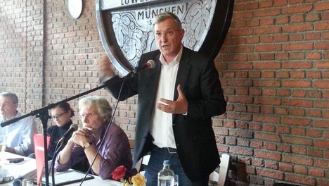 Bernd Riexinger beim Kreisverband DIE LINKE. München